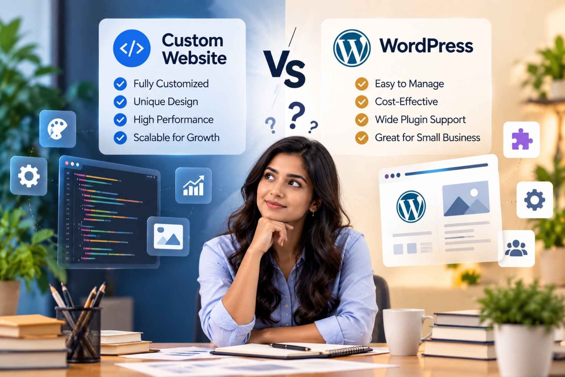 Custom Website vs WordPress: Which Is Better for Your Business?